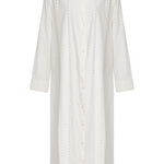SITANO Positano Maxi Shirt Dress - White
