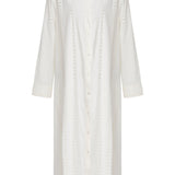 SITANO Positano Maxi Shirt Dress - White