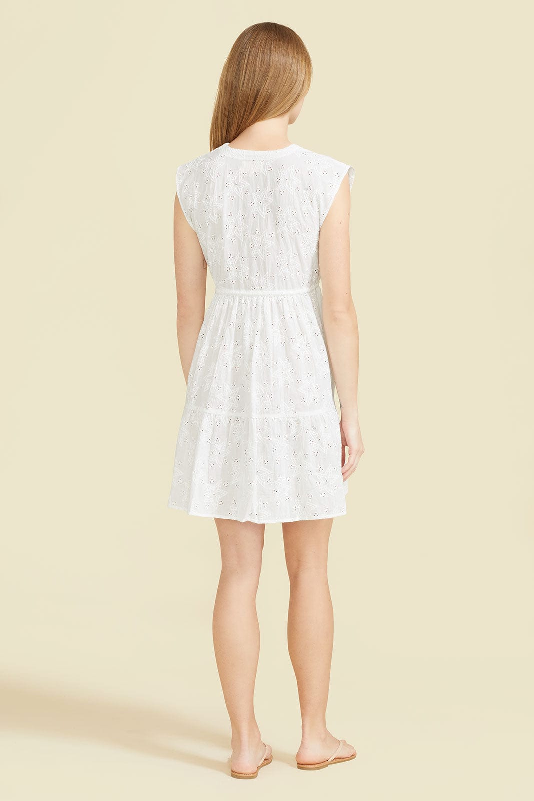 SITANO Ravello Dress - Starry White