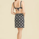 SITANO Sarong Sitano x SimkinStyle Natalia Sarong - Black/Cream