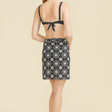 SITANO Sarong Sitano x SimkinStyle Natalia Sarong - Black/Cream