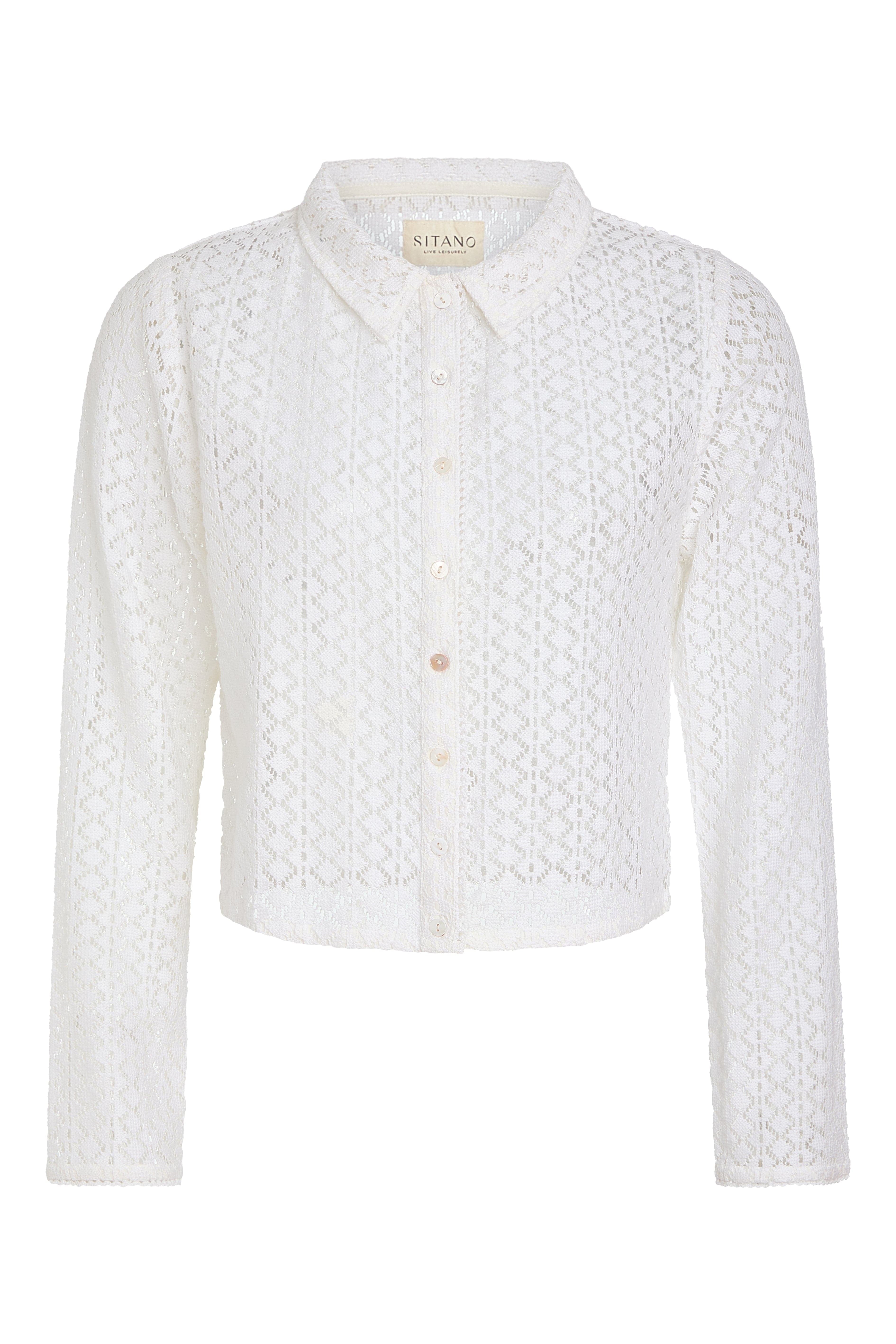 SITANO sweater Dinner Sweater - White