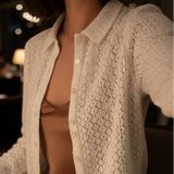SITANO sweater Dinner Sweater - White
