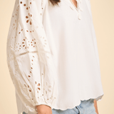 SITANO Top Donna Blouse - White