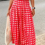 The Malabar Collective Skirt The Tessa Skirt - Red