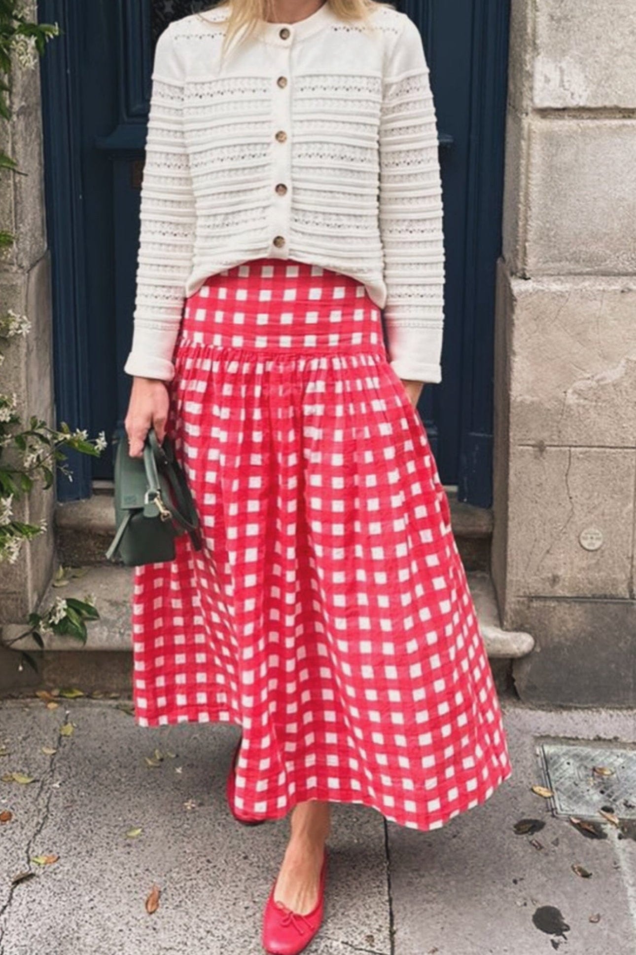 The Malabar Collective Skirt The Tessa Skirt - Red