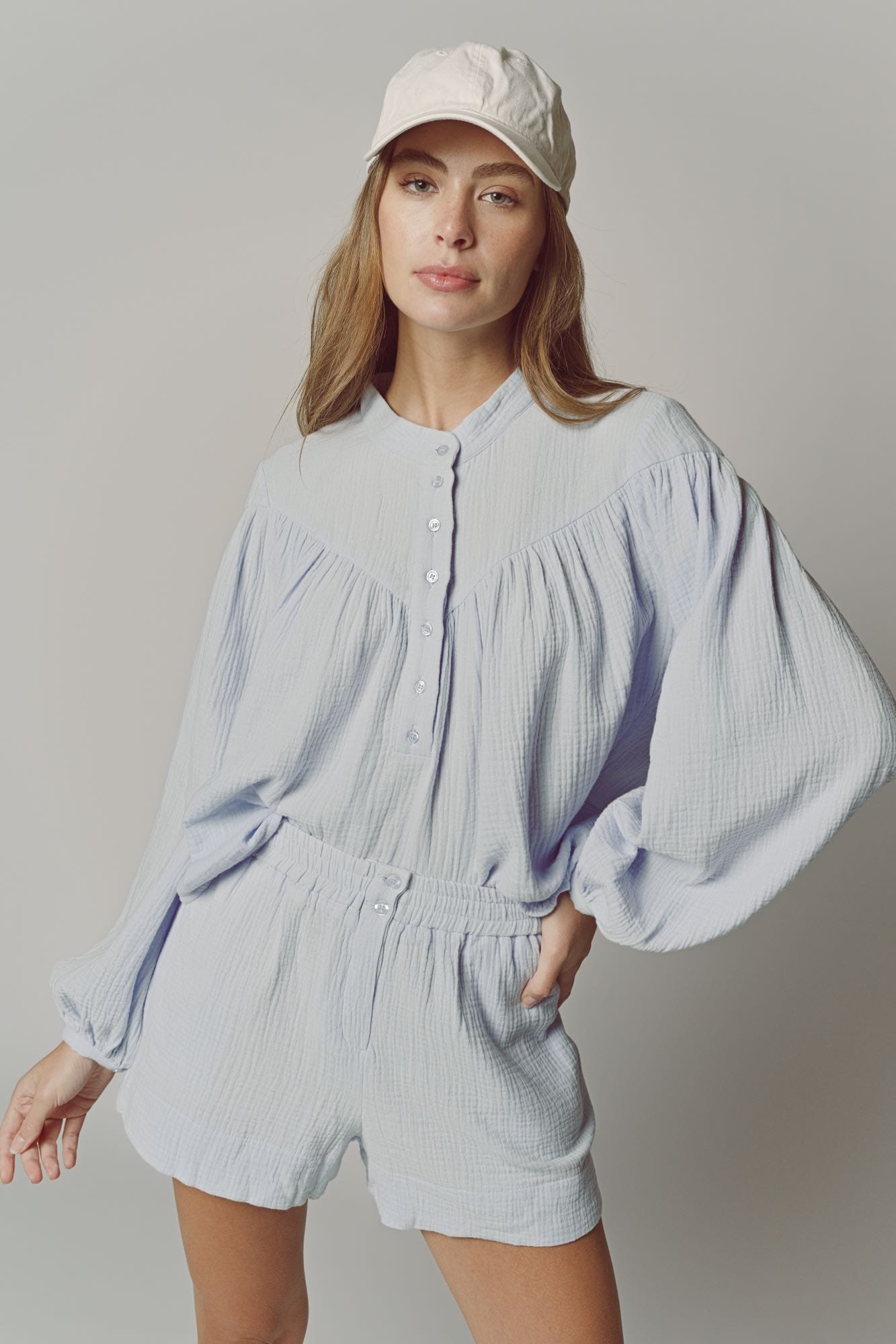 The Shirt Color Core Long Sleeve Shirts Sky / XXS The Logan Shirt