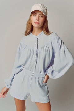 The Shirt Color Core Long Sleeve Shirts Sky / XXS The Logan Shirt