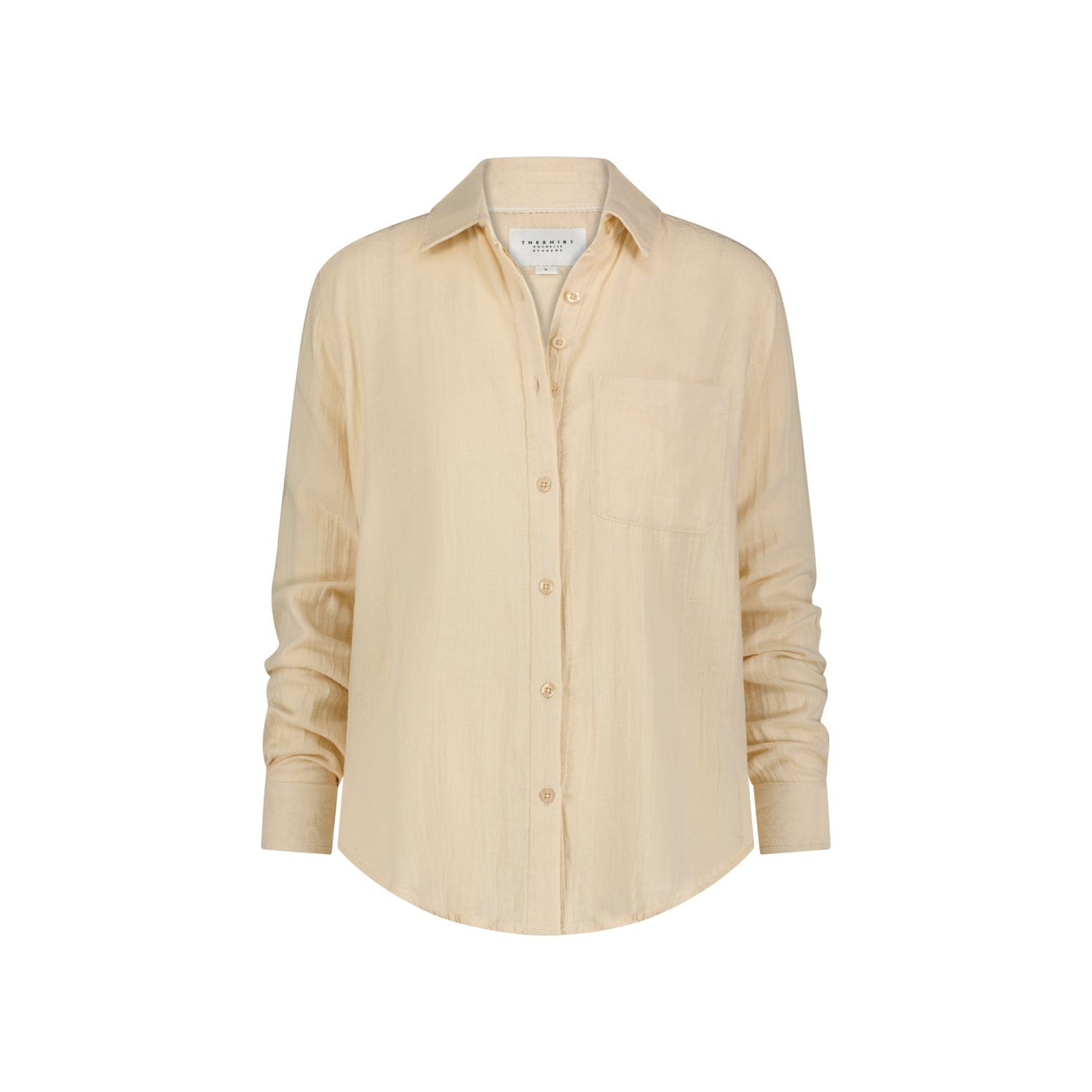 The Shirt Color Core Long Sleeve Shirts The Super Relaxed Boyfriend Shirt in Gauze