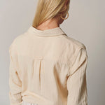 The Shirt Color Core Long Sleeve Shirts The Super Relaxed Boyfriend Shirt in Gauze