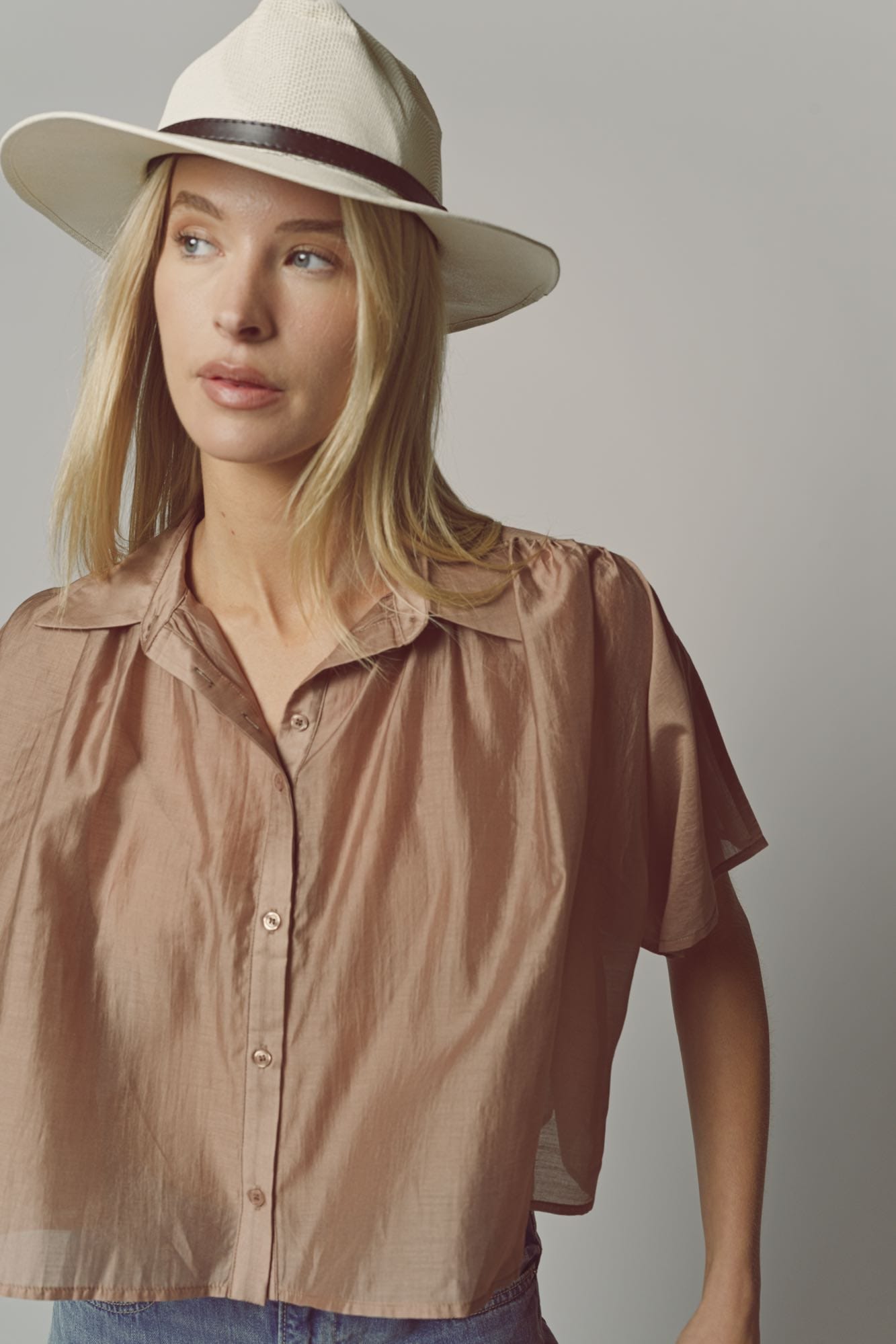 The Shirt Color Core Short Sleeve Shirts Tan / XXS The Hayden Shirt