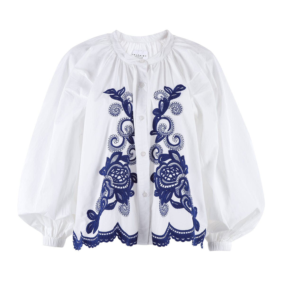 The Shirt Long Sleeve Shirts Navy Detail / XS The Minka Shirt