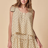 The Shirt Skirts Cream polka dot / XS The Miniskirt