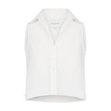 The Shirt Tops The Boxy Cropped Sleeveless Shirt