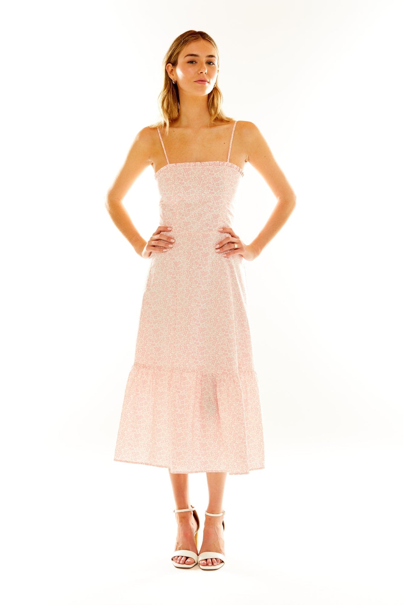 Willard Road Dress The Maggie Dress in Primrose Pink