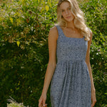 Willard Road Dress The Mary Alex Dress in Indigo Poppy