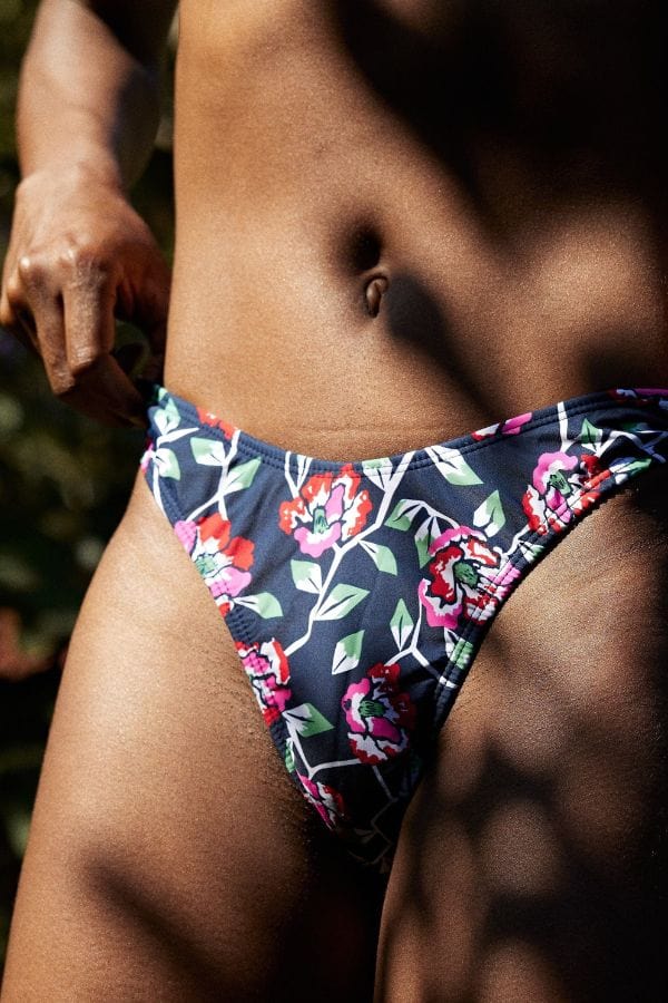 Vice Bottom in Navy Floral