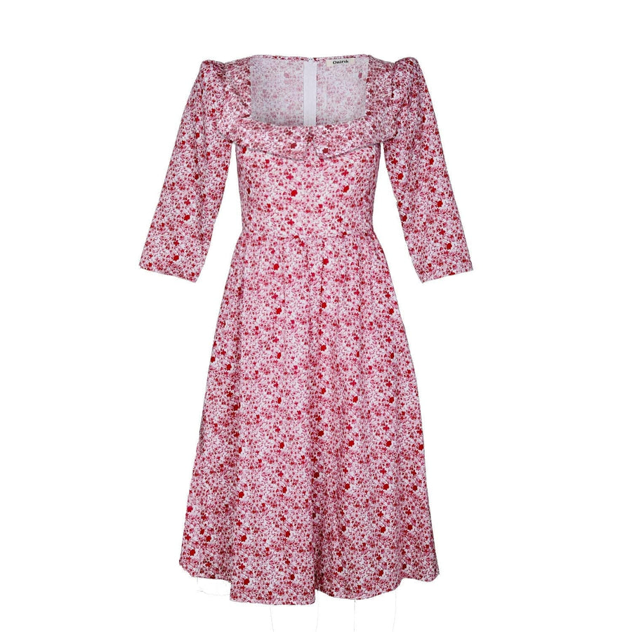 Marisol Dress / Pink + Milkly White Liberty Floral Cotton